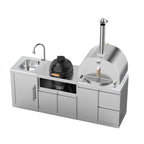 VESTIVIUM 4-Piece Modular Outdoor Kitchen Island Set | SM-SDSKPO