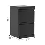 Stainless Steel Double Drawer Dabinet