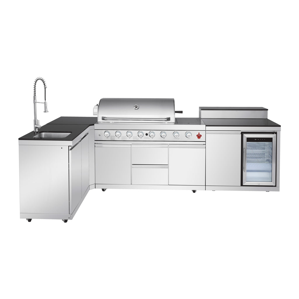 SERA-B Series Outdoor Modular Kitchen – All-in-One Backyard Cooking System