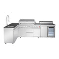 SERA-B Series Outdoor Modular Kitchen – All-in-One Backyard Cooking System