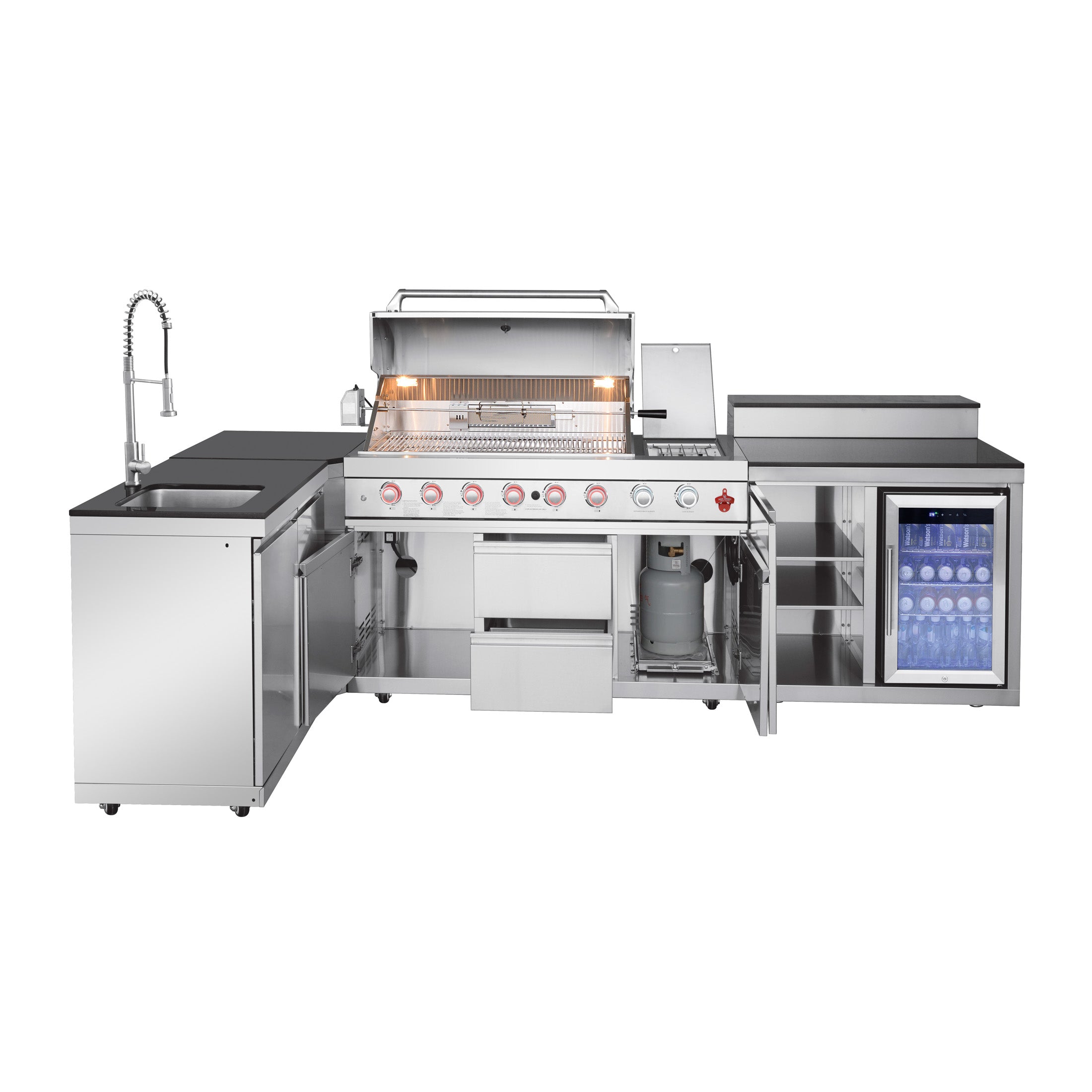 SERA-B Series Outdoor Modular Kitchen – All-in-One Backyard Cooking System