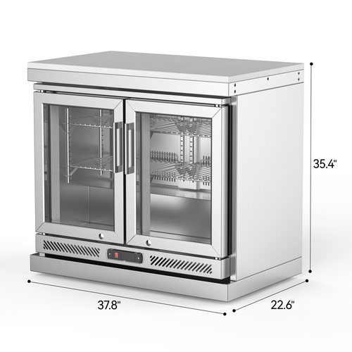 115L Double Door Refrigerator