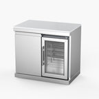 Combo Storage and Refrigerator Cabinet