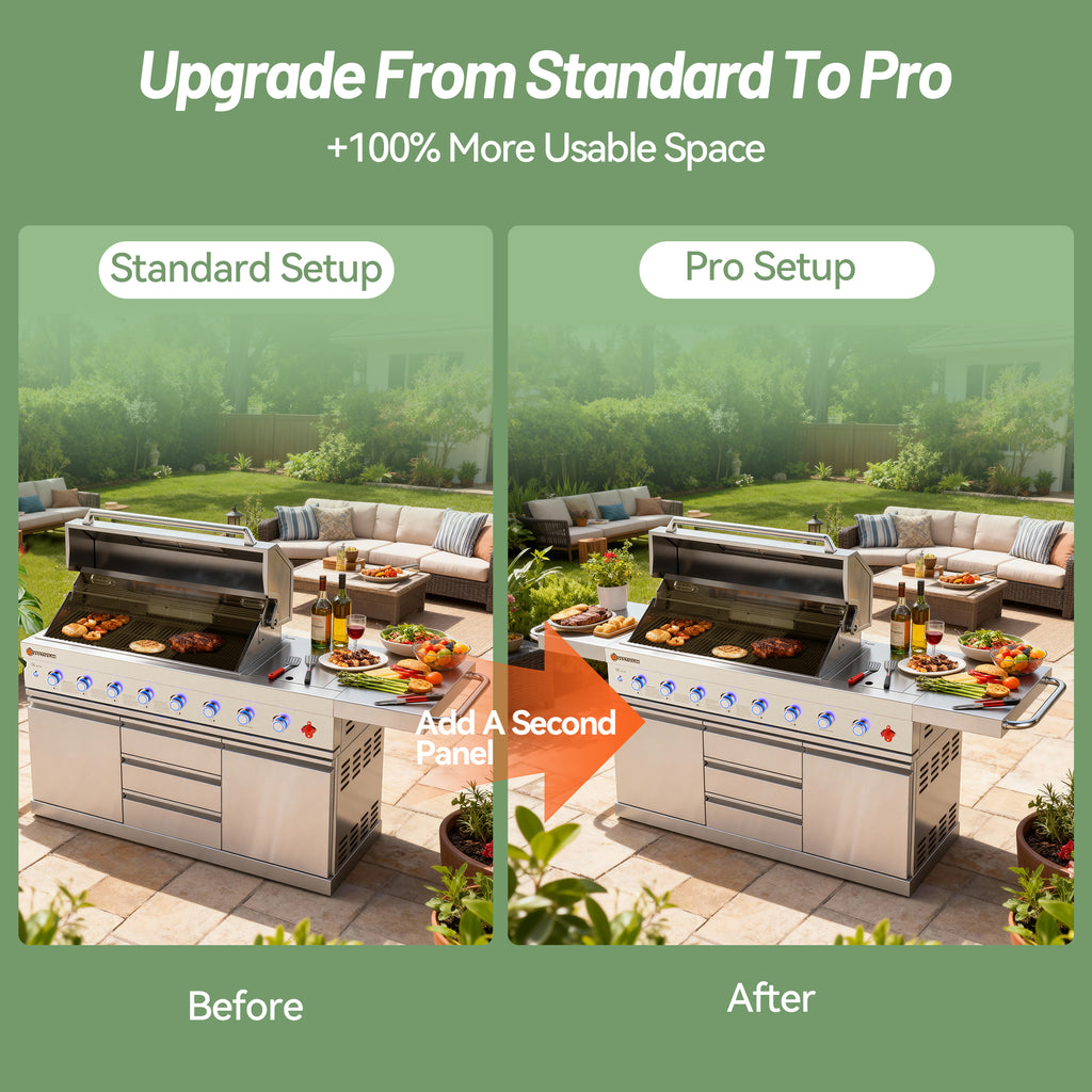 Outdoor Kitchen Foldable Side Panel Replacement Parts