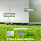 VESTIVIUM Stainless Steel Storage Cabinet - Double Door