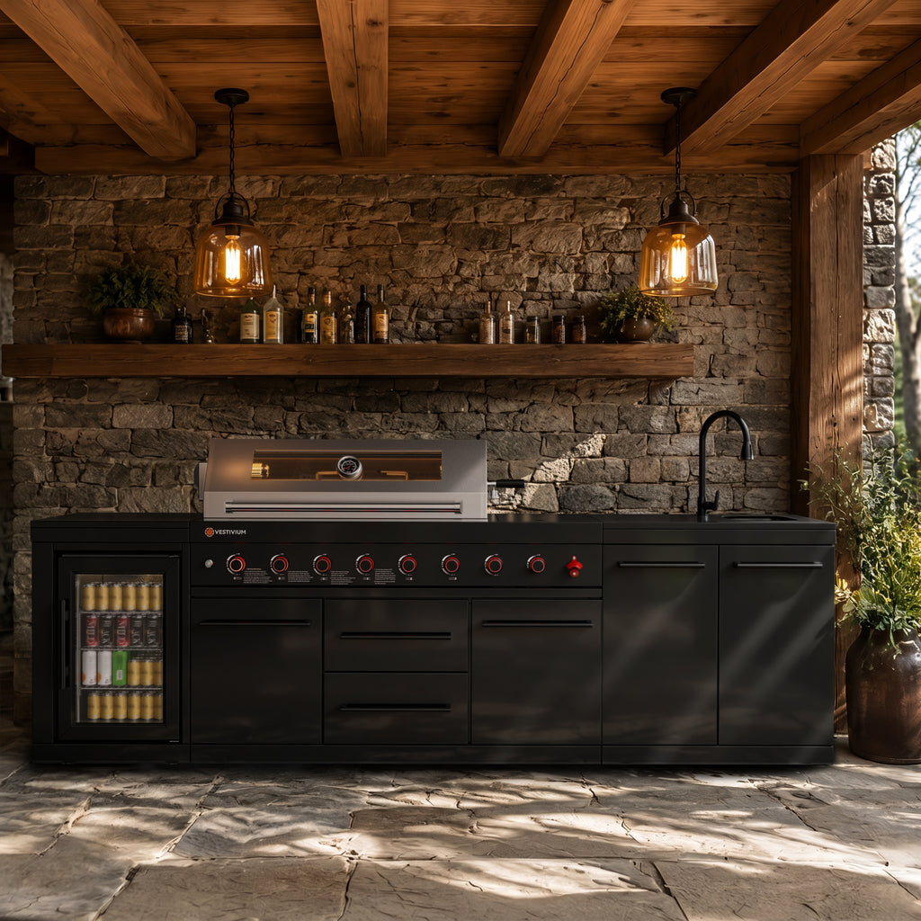 SERA-A Series Outdoor Modular Kitchen – All-in-One Backyard Cooking System