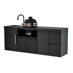 VESTIVIUM 3-Piece Modular Outdoor Kitchen Island Set | SM-SDSK