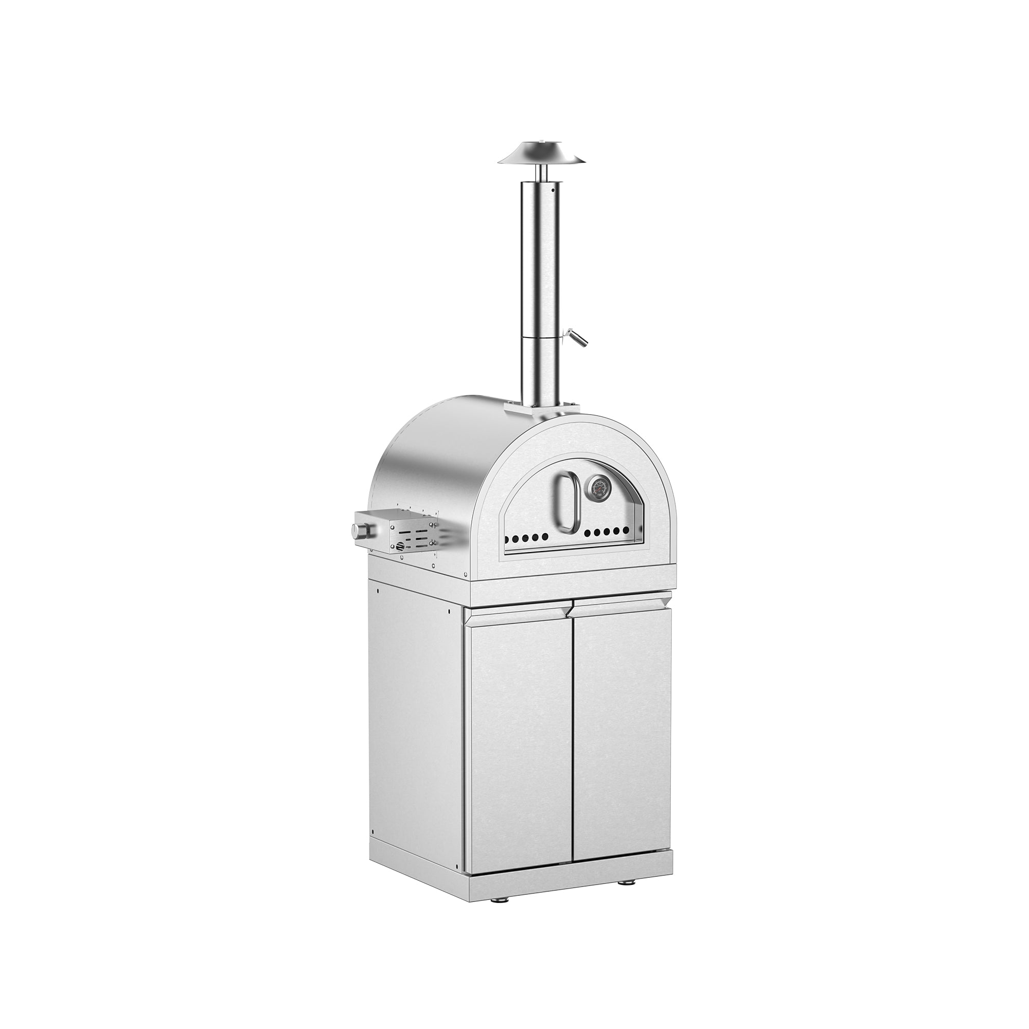 Pizza Oven Cabinet with Double Door Storage