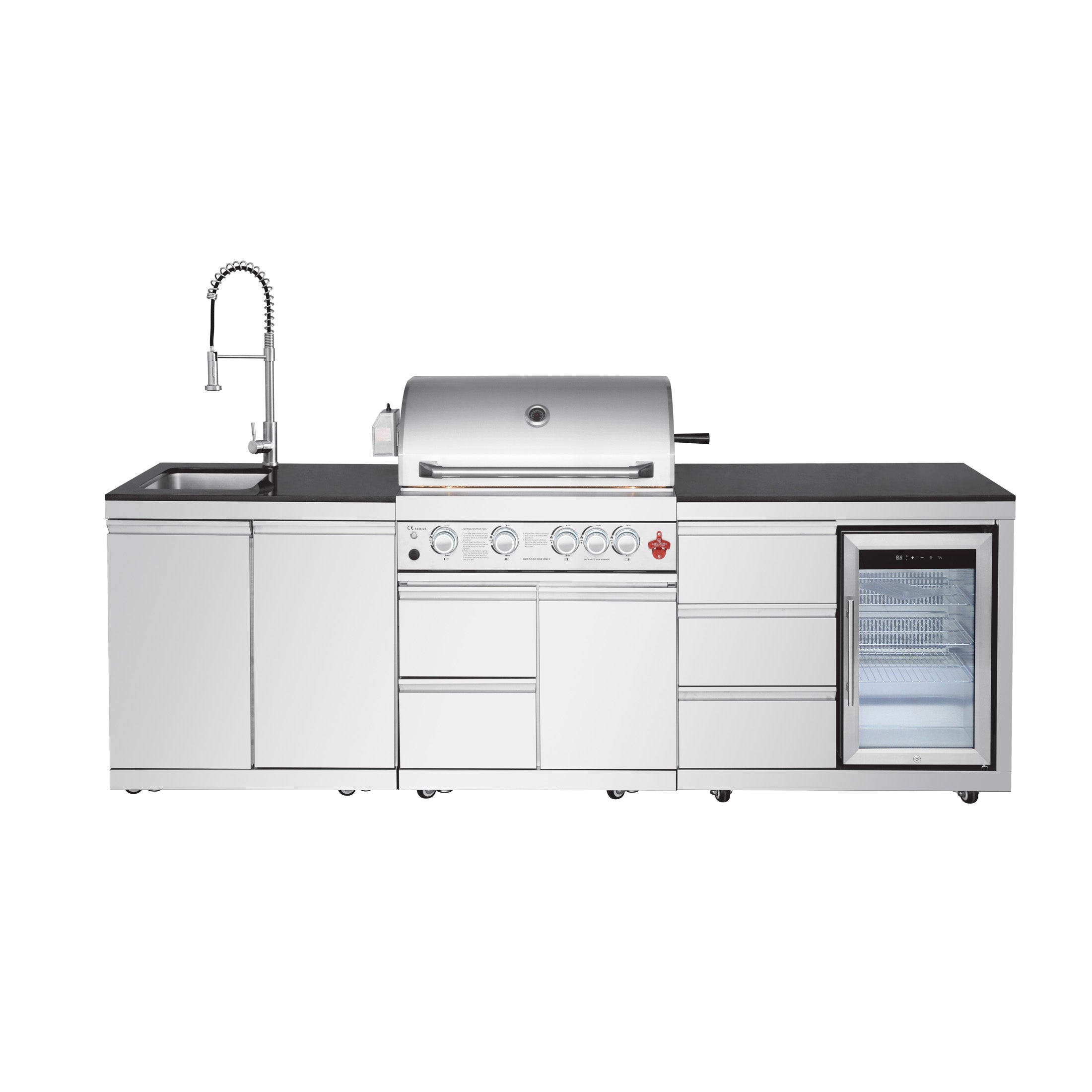 SERA-B Series Outdoor Modular Kitchen – All-in-One Backyard Cooking System