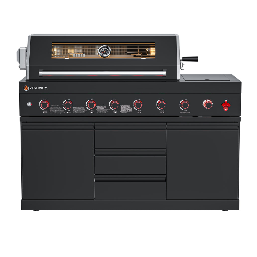 99500 BTU Outdoor Kitchen Grill Island