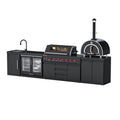 VESTIVIUM 5-Piece Modular Outdoor Kitchen Island Set | V611-ST2SKFR2PO