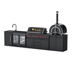 VESTIVIUM 5-Piece Modular Outdoor Kitchen Island Set | V611-ST2SKFR2PO
