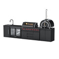 VESTIVIUM 5-Piece Modular Outdoor Kitchen Island Set | V611-ST2SKFR2PO