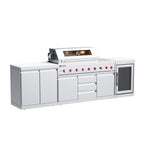 VESTIVIUM 3-Piece Modular Outdoor Kitchen Island Set | V611-ST2FR