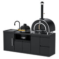 VESTIVIUM 4-Piece Modular Outdoor Kitchen Island Set | SM-SDSKPO