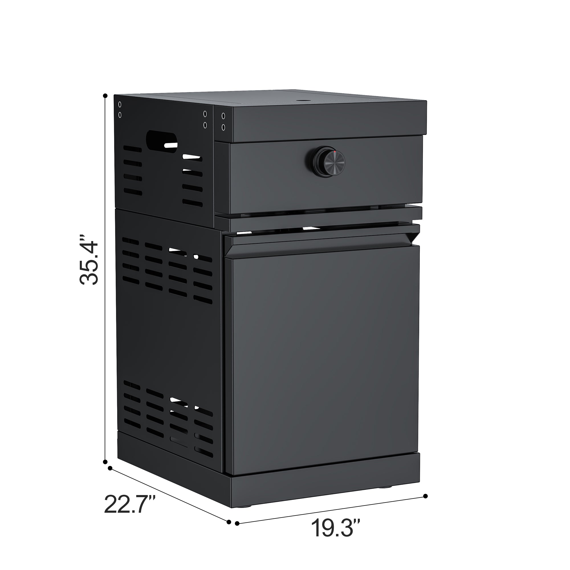 Infrared Side Burner Cabinet