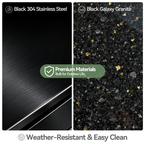 VESTIVIUM Stainless Steel Storage Cabinet - Double Door