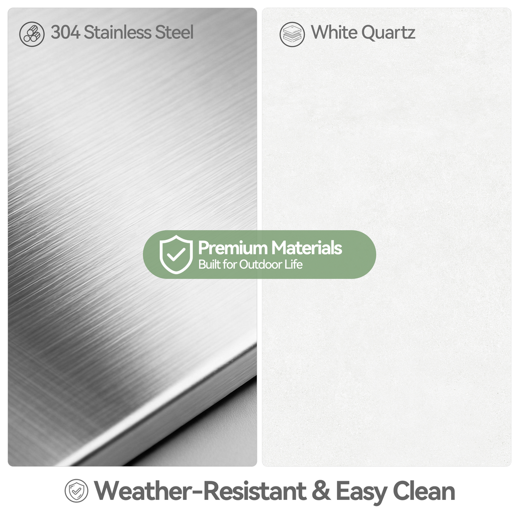 VESTIVIUM Stainless Steel Storage Cabinet - Double Door