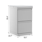 Stainless Steel Double Drawer Dabinet