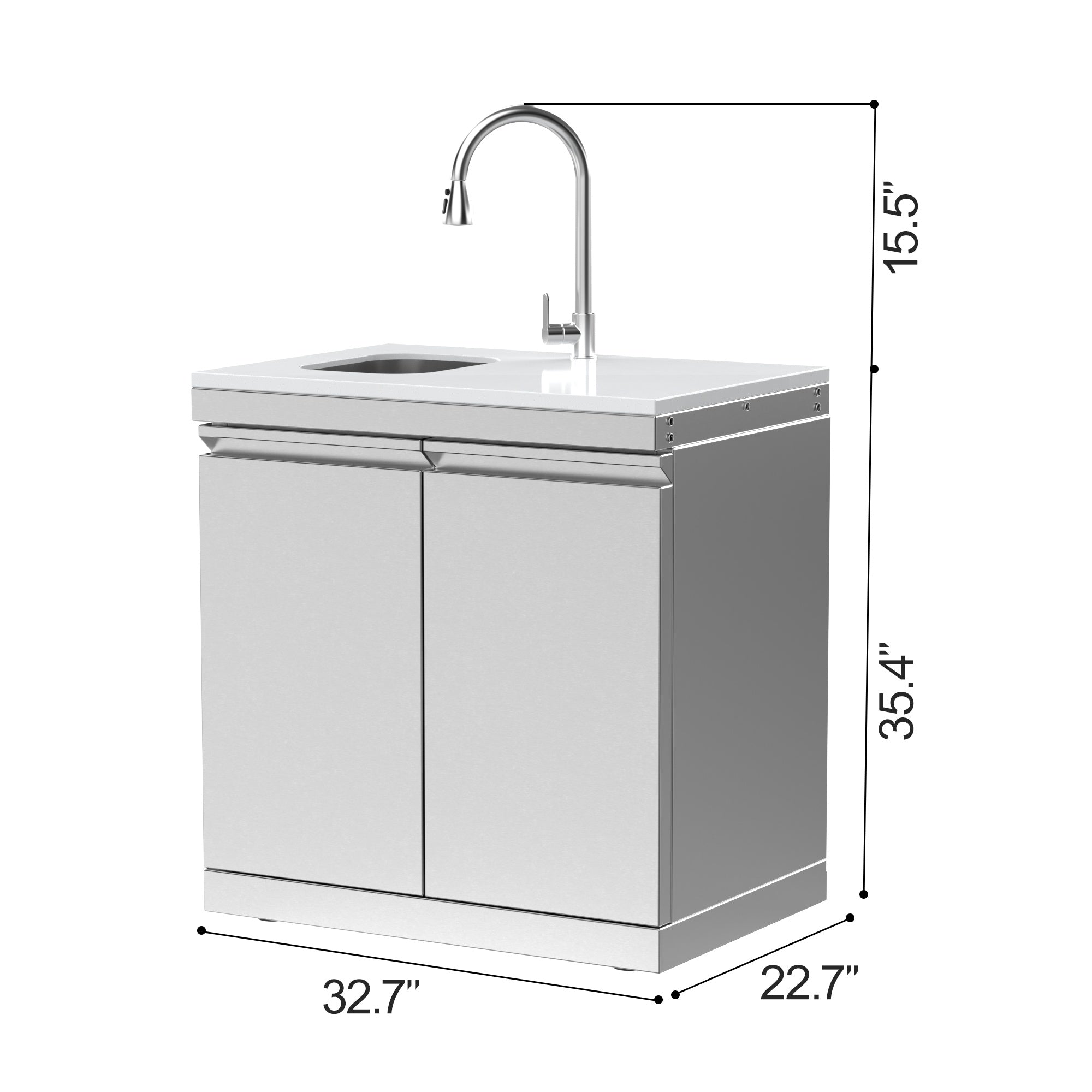Double-door Sink Cabinet