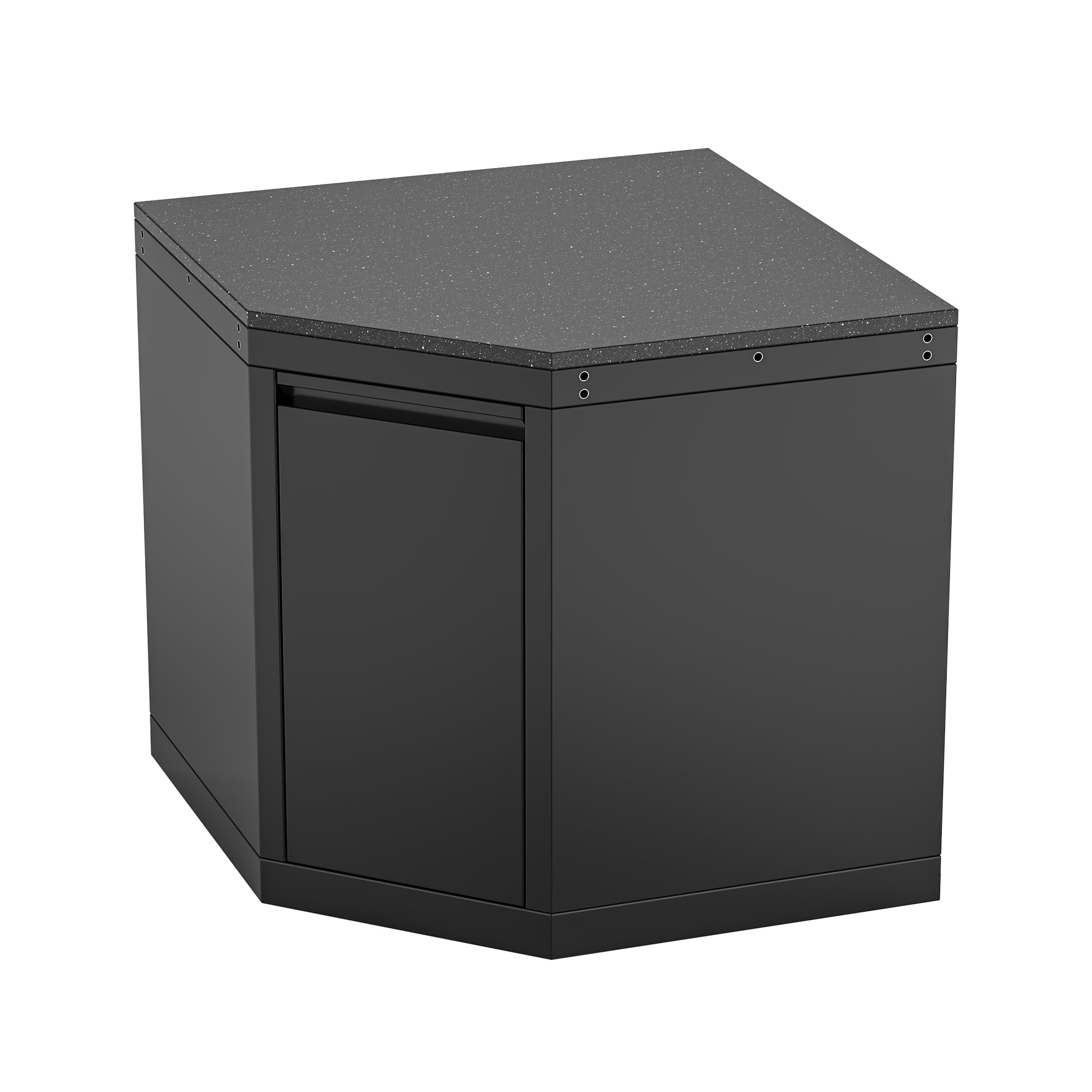 Wide Angle Corner Cabinet