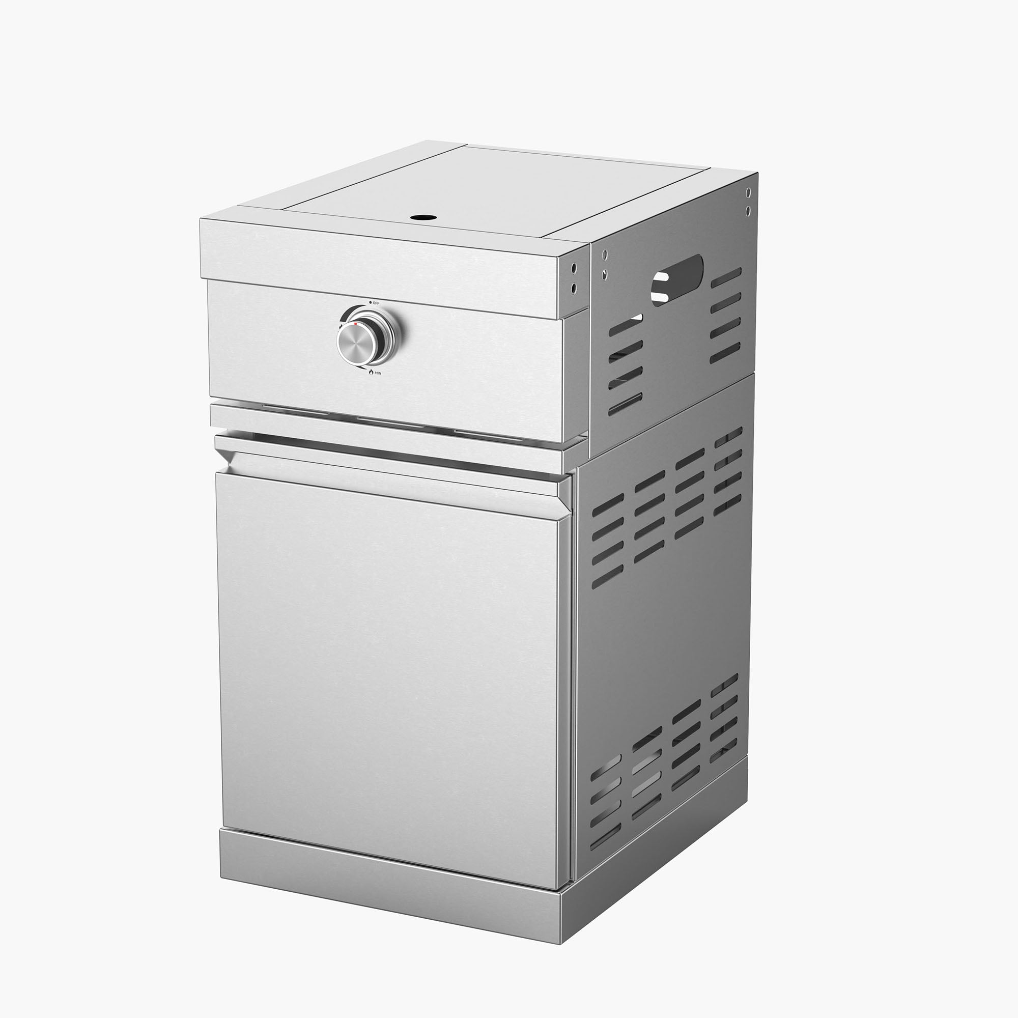 Infrared Side Burner Cabinet