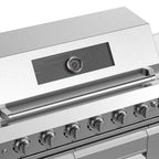 Vestivium Sera Series Outdoor Kitchen Island with Built - in Grill, Sink & Refrigerator