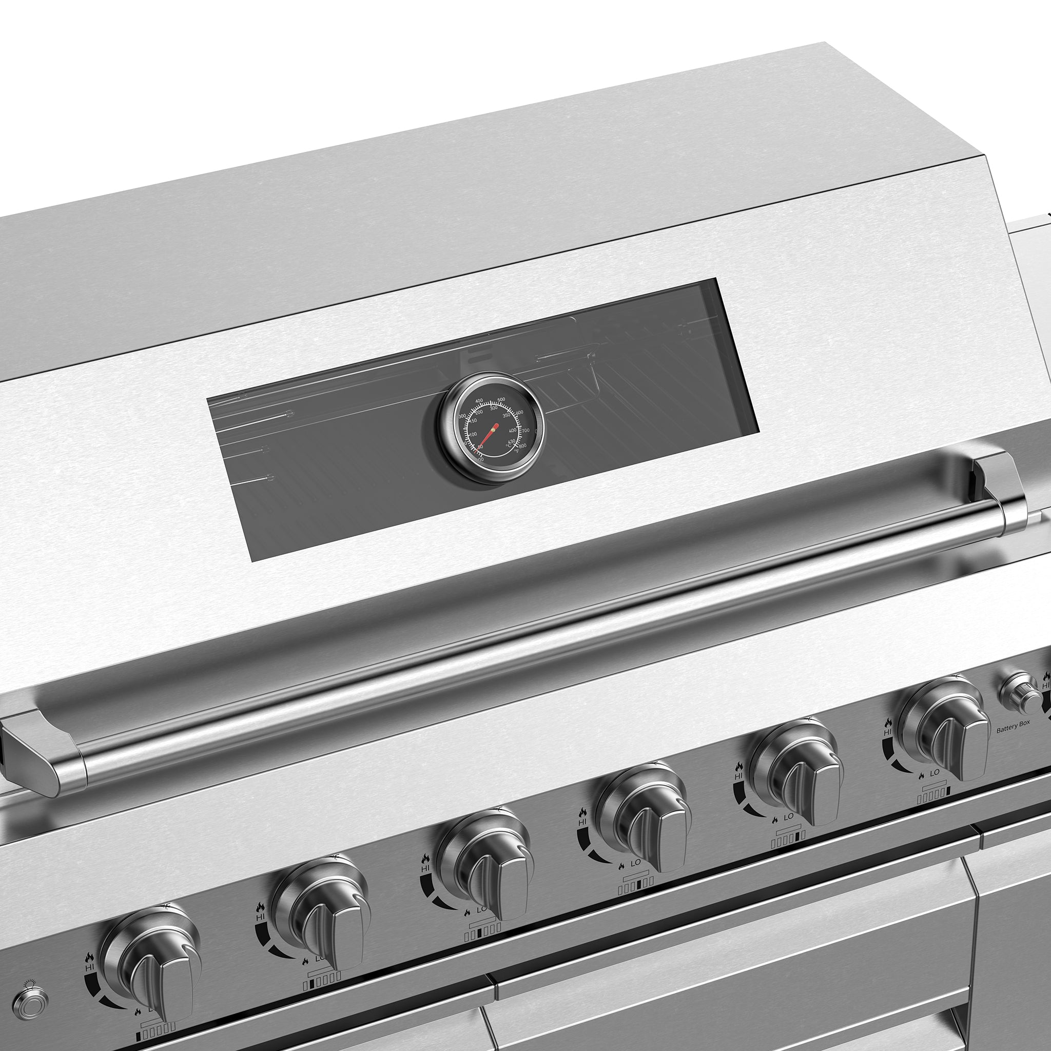 Vestivium Sera Series Outdoor Kitchen Island with Built - in Grill, Sink & Refrigerator