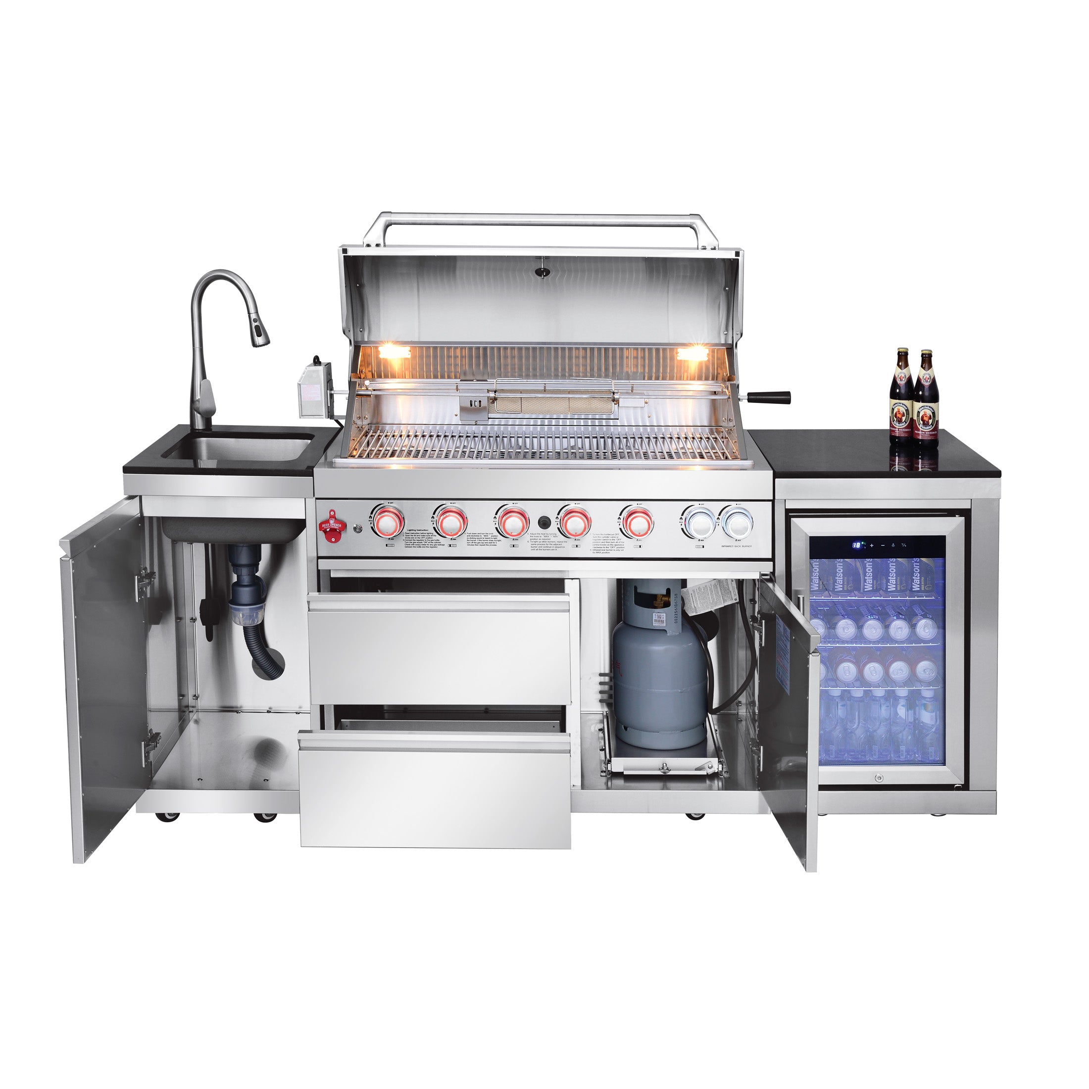 SERA-B Series Outdoor Modular Kitchen – All-in-One Backyard Cooking System