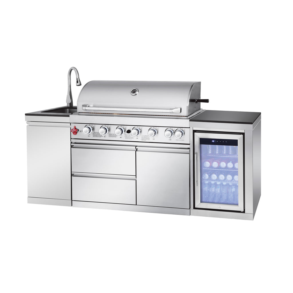 SERA-B Series Outdoor Modular Kitchen – All-in-One Backyard Cooking System