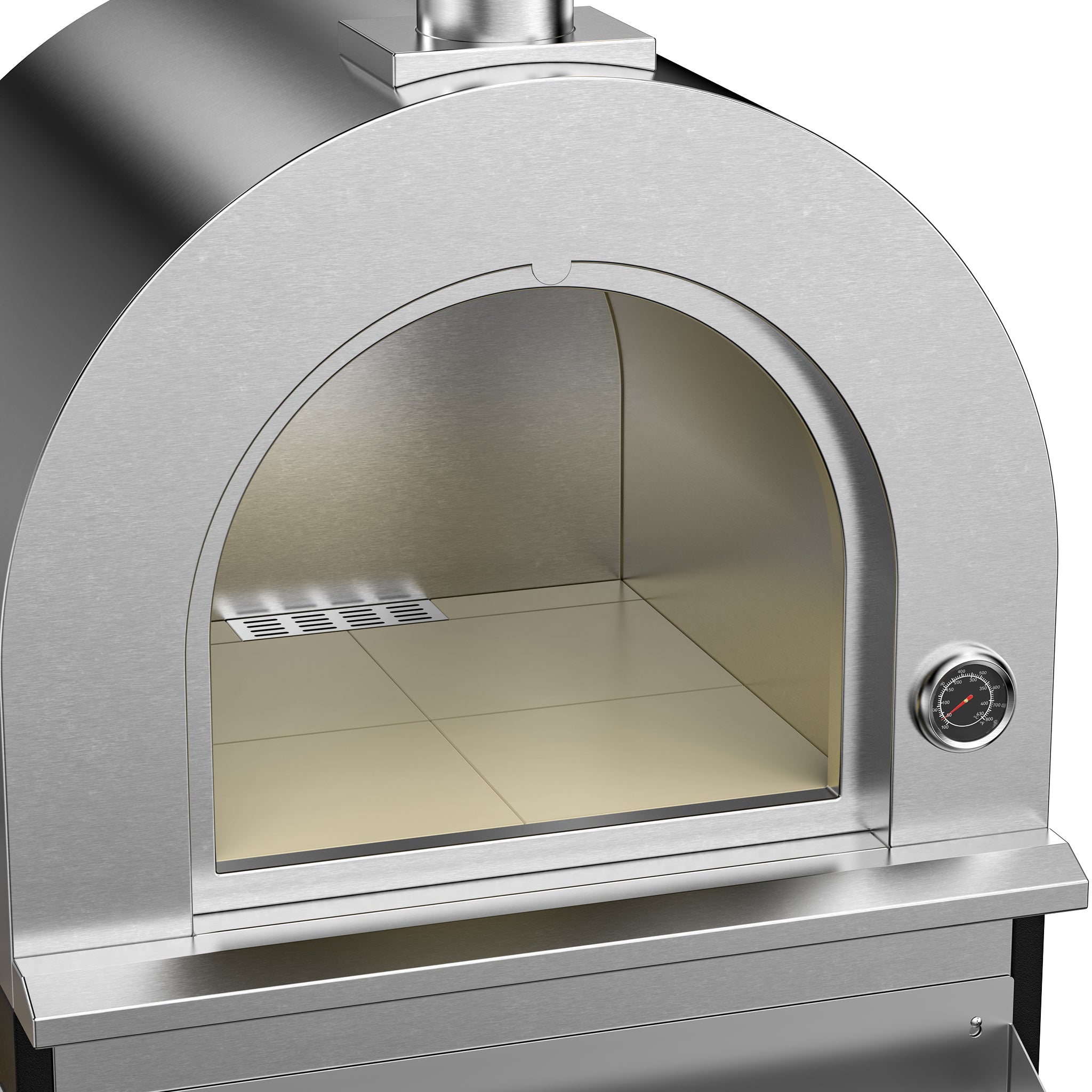 Vestivium Sera Series Outdoor Kitchen Island with Built - in Grill, Sink,Pizza Oven