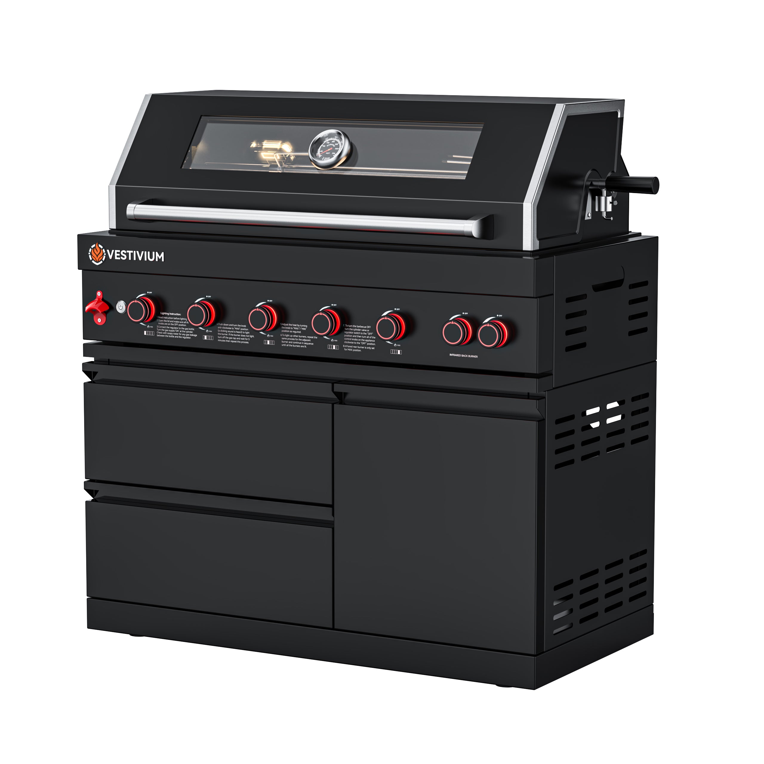 87900 BTU Outdoor Kitchen Grill Island