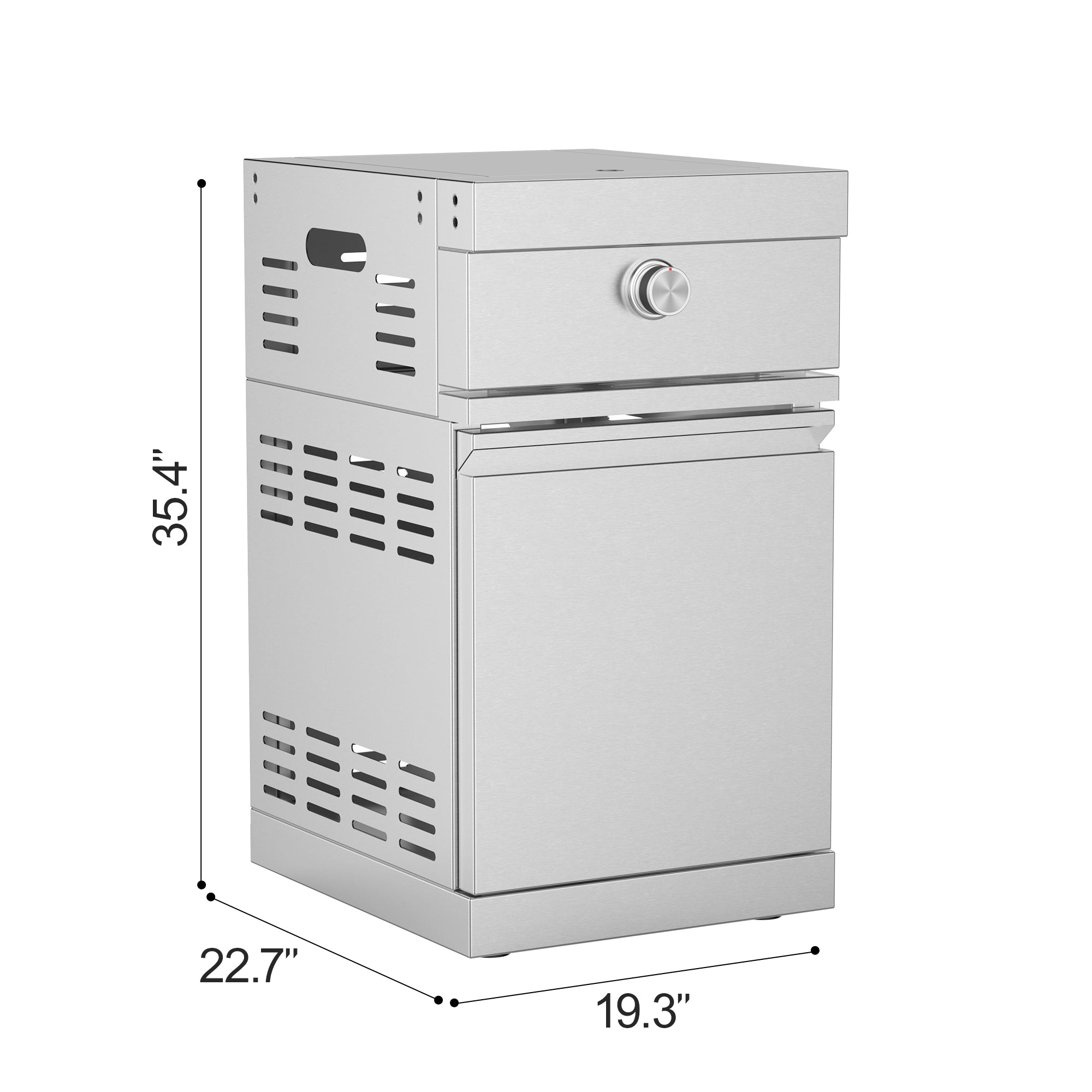 Infrared Side Burner Cabinet