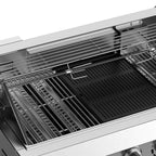 Vestivium Sera Series Outdoor Kitchen Island with Built - in Grill, Sink & Refrigerator