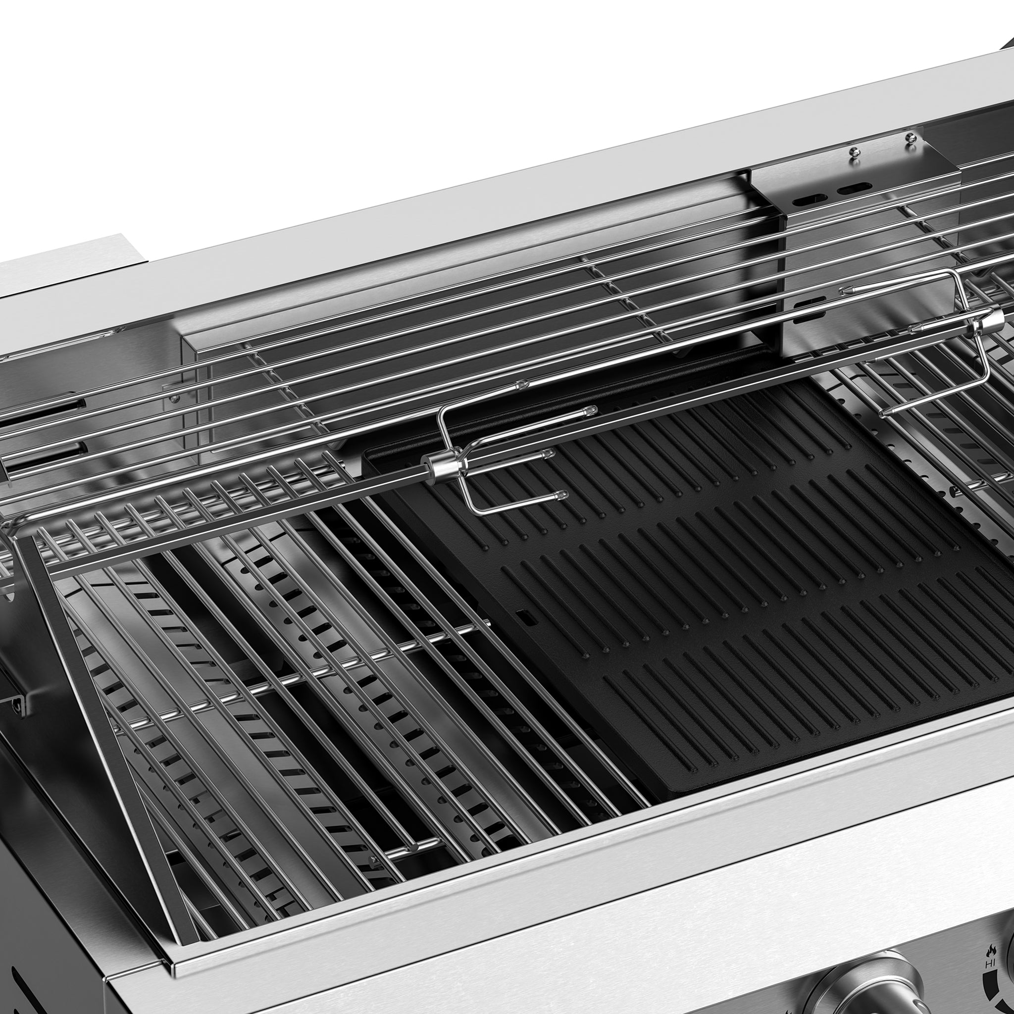 Vestivium Sera Series Outdoor Kitchen Island with Built - in Grill, Sink & Refrigerator