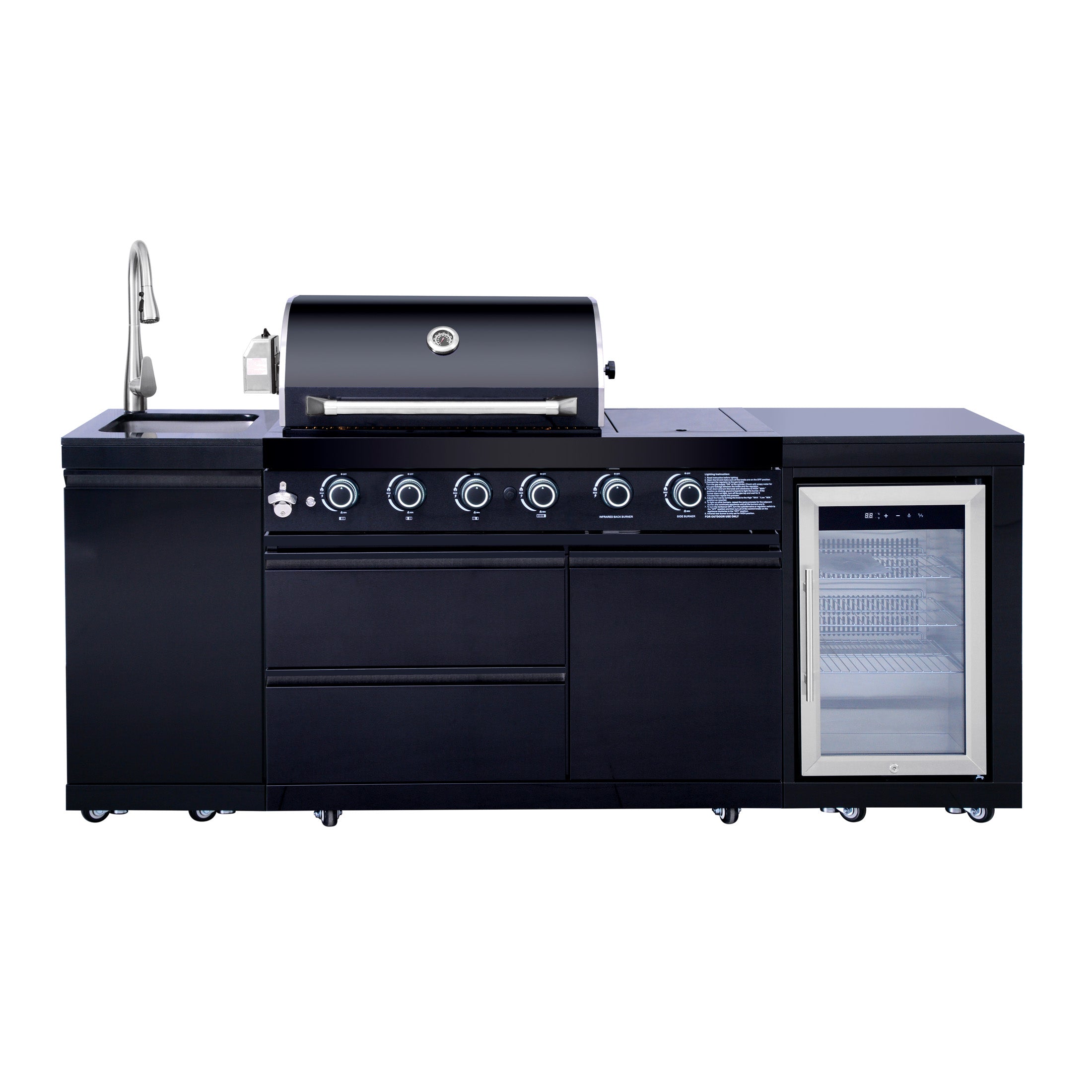 SERA-B Series Outdoor Modular Kitchen – All-in-One Backyard Cooking System