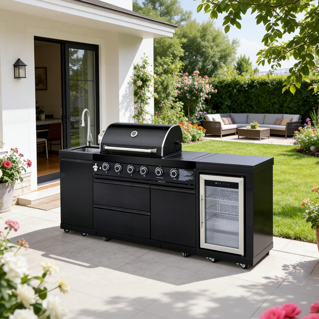 SERA-B Series Outdoor Modular Kitchen – All-in-One Backyard Cooking System