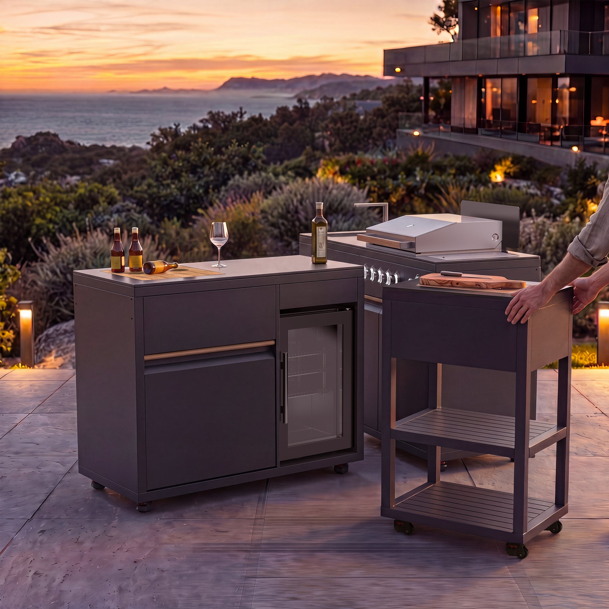 AEVA Series Set Outdoor Kitchen — Elegant, Premium Outdoor Living