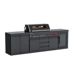 VESTIVIUM 3-Piece Modular Outdoor Kitchen Island Set | V611-ST2FR