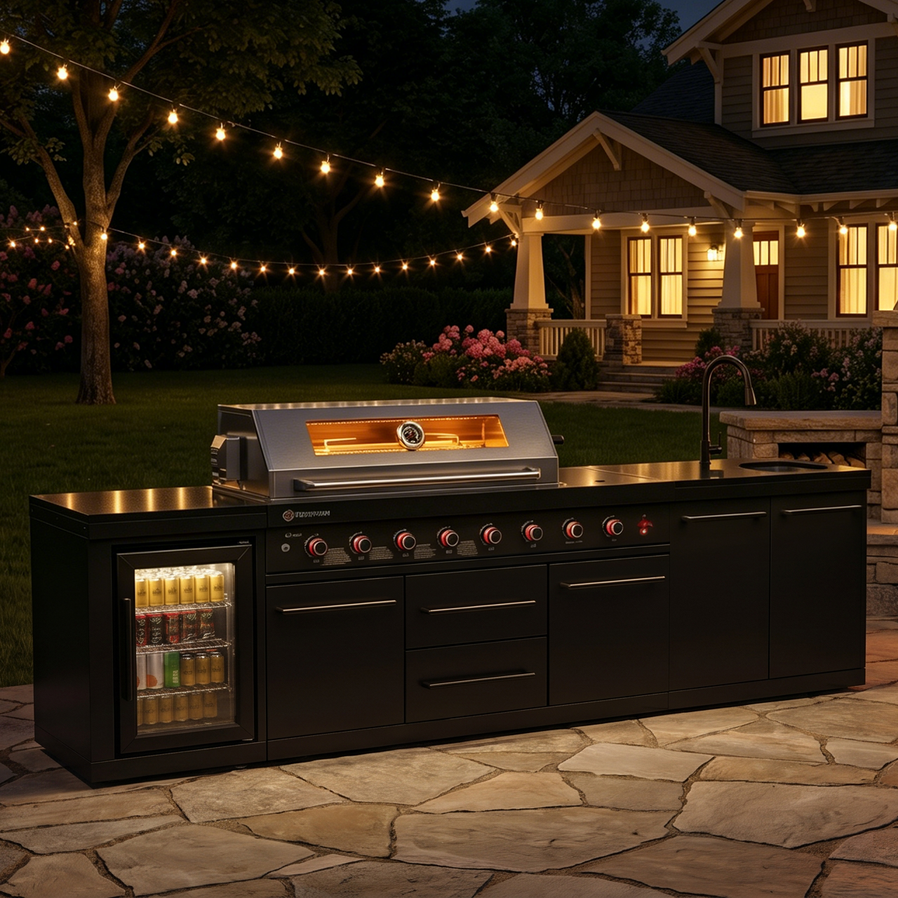SERA-A Series Outdoor Modular Kitchen – All-in-One Backyard Cooking System