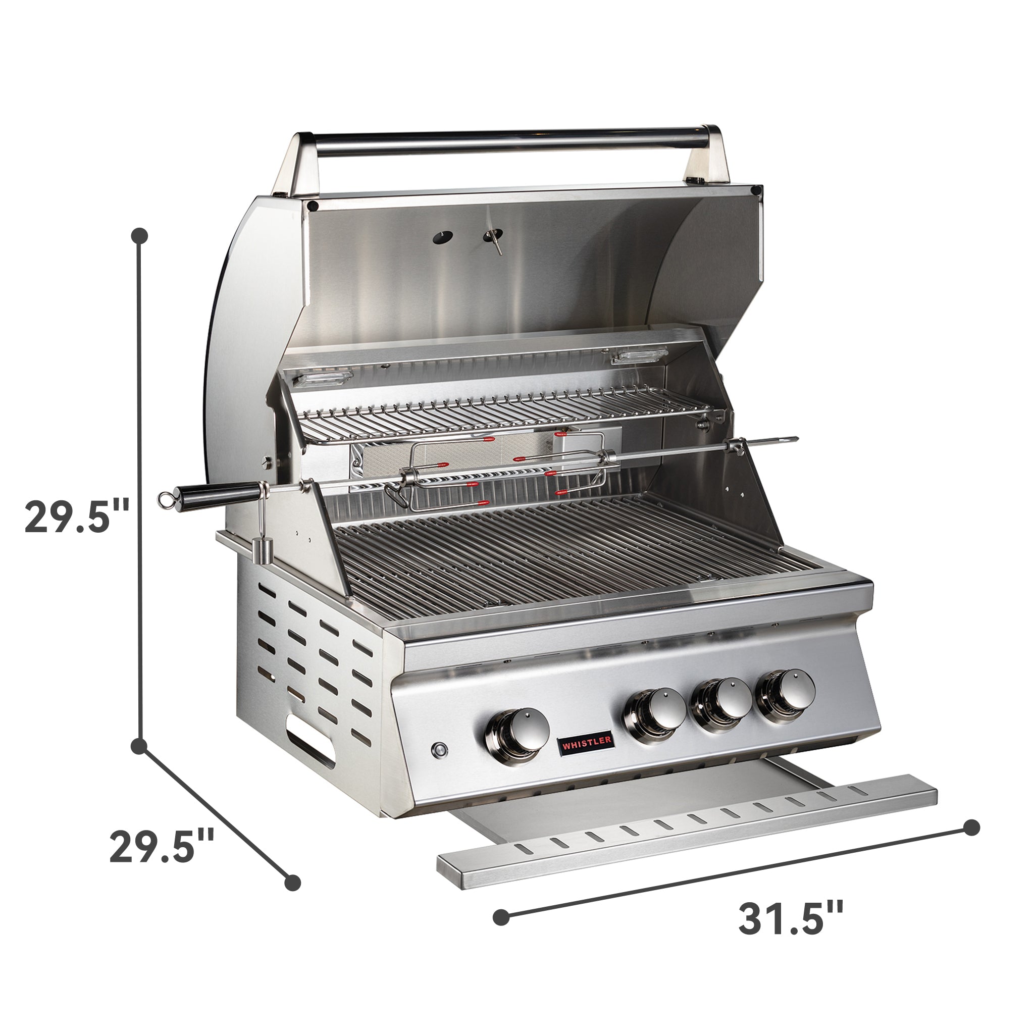 Whistler Built In 3-Burners Grill