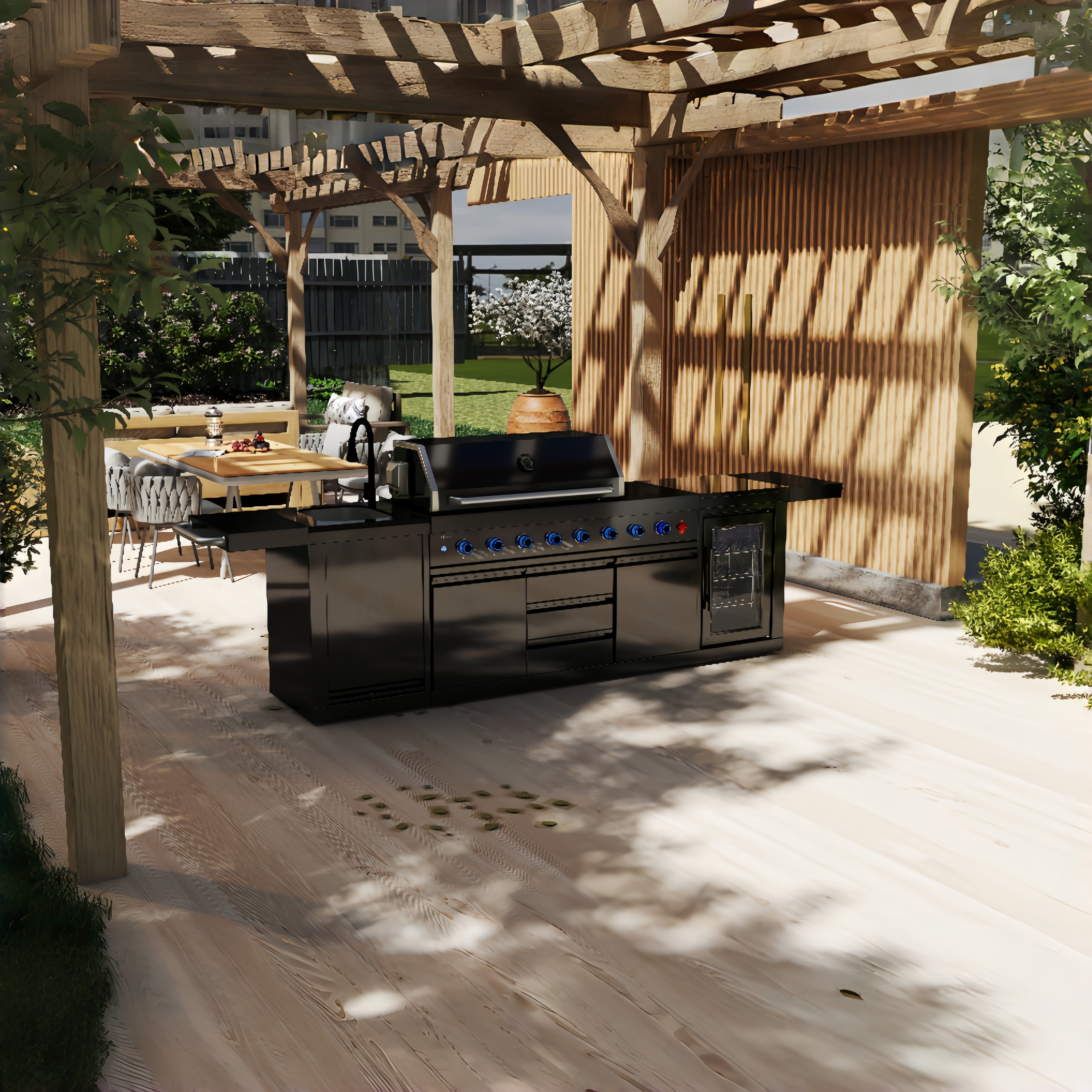 {{ Vestivium Sera Series Outdoor Kitchen Island - SC26 }} {{ color }}