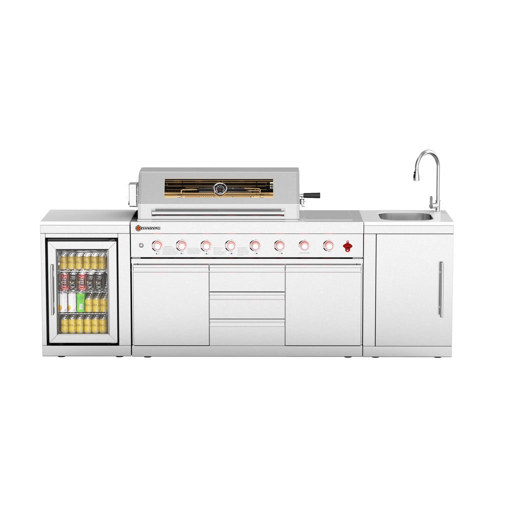 SERA-C Series Outdoor Modular Kitchen – All-in-One Backyard Cooking System