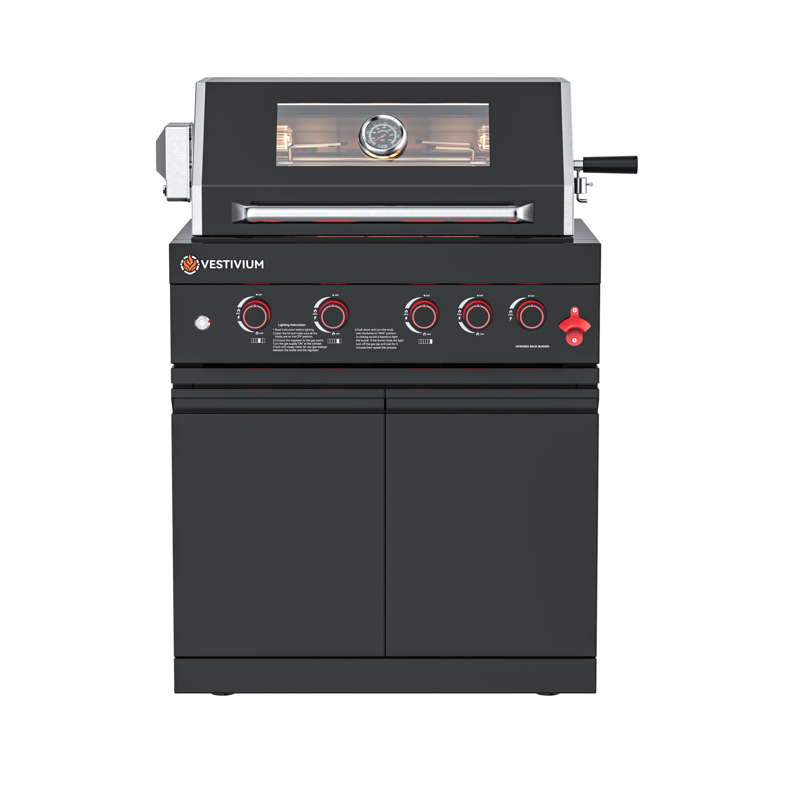 63700 BTU Outdoor Kitchen Grill Island