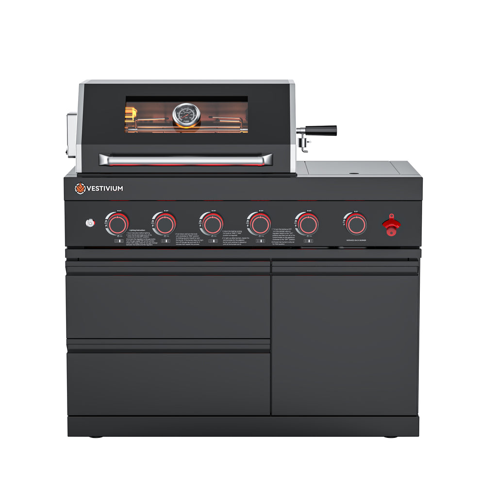 75300 BTU Outdoor Kitchen Grill Island