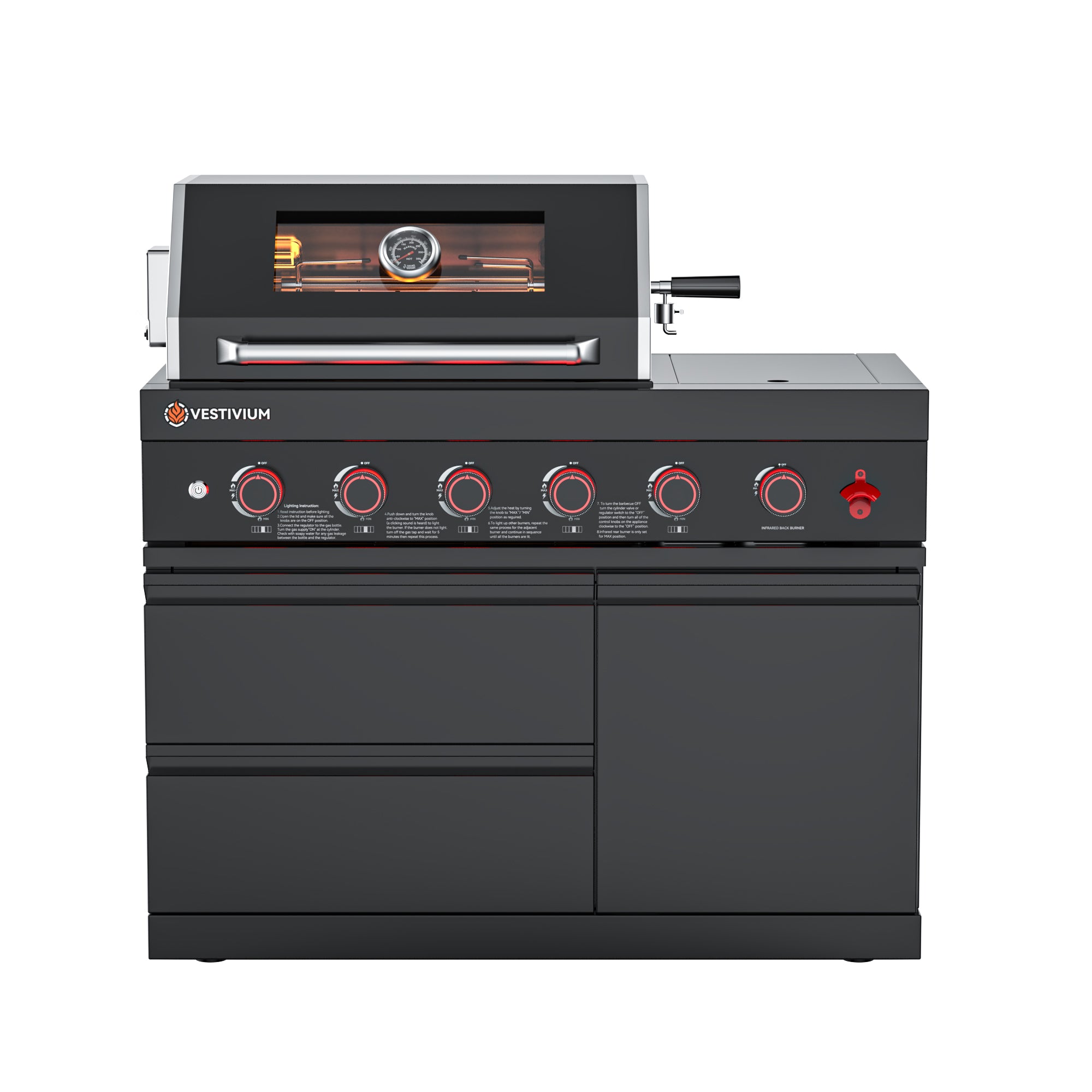 75300 BTU Outdoor Kitchen Grill Island