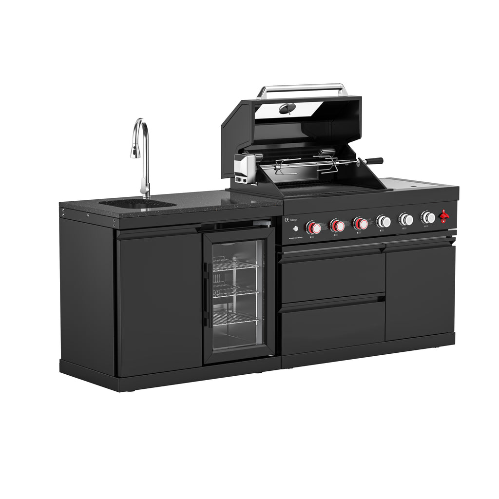 VESTIVIUM 2-Piece Modular Outdoor Kitchen Island Set | V411-SF