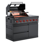 75300 BTU Outdoor Kitchen Grill Island