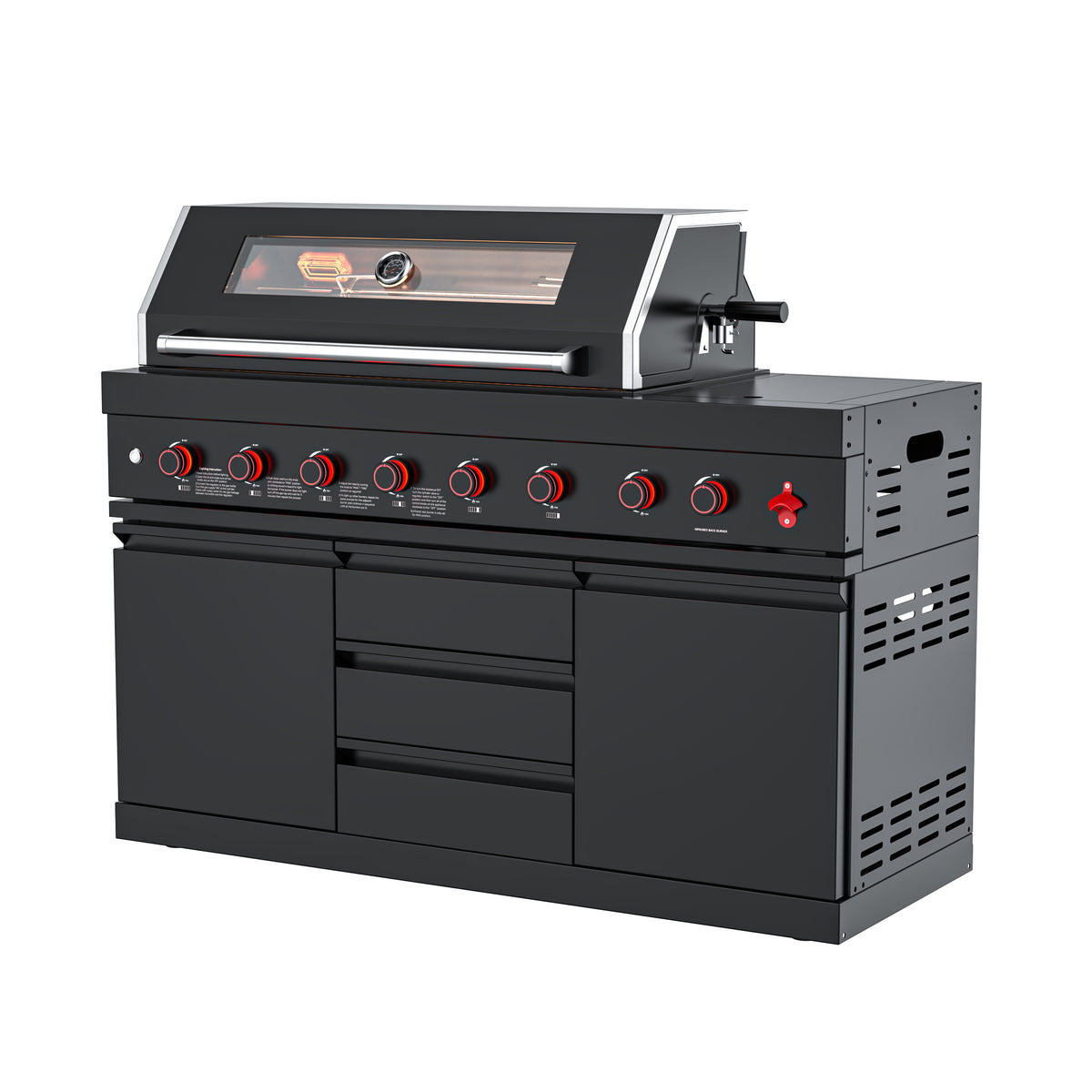 99500 BTU Outdoor Kitchen Grill Island