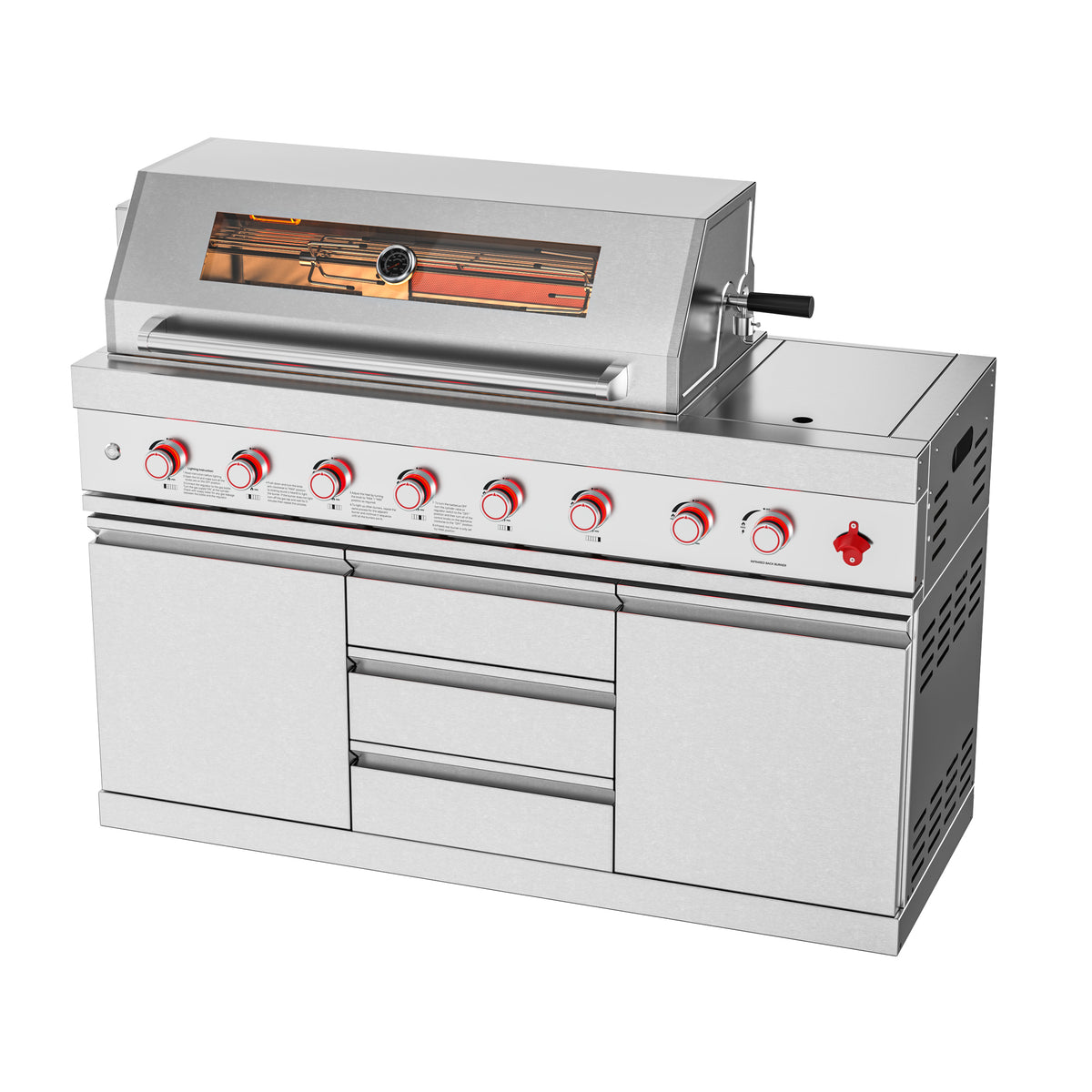 99500 BTU Outdoor Kitchen Grill Island